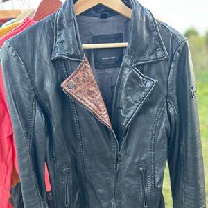 Black Leather Jacket for Women